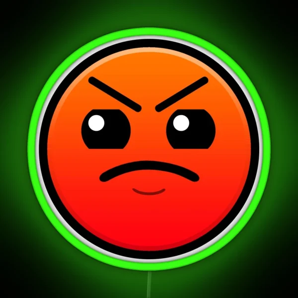 Geometry Dash Harder RGB Neon Sign