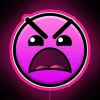 Neon Illuminated Insanity Sign for Fans of Geometry Dash Game