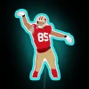 George Kittle San Francisco 49ers NFL Player Neon Sports Decor Sign
