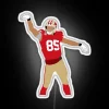 LED RGB customizable sports team signs with bold design lighting