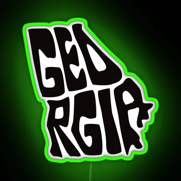 Georgia RGB Neon Sign