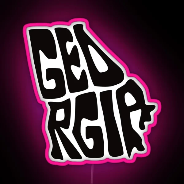 Georgia RGB Neon Sign