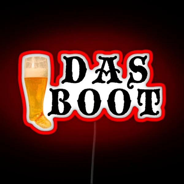 German Das Boot RGB Neon Sign