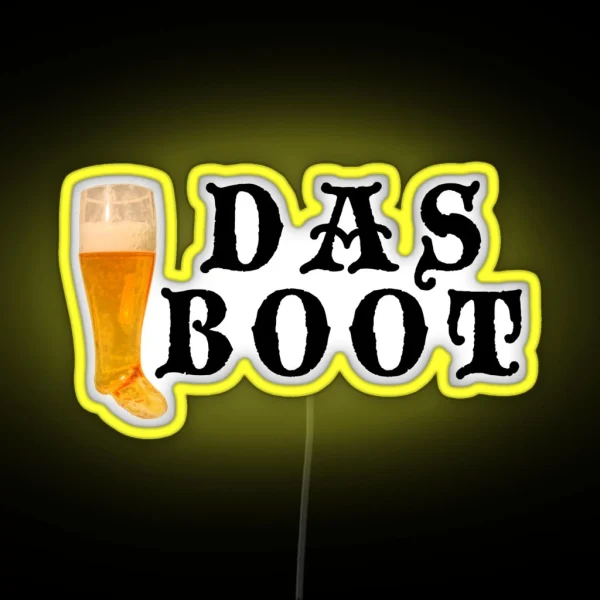 German Das Boot RGB Neon Sign