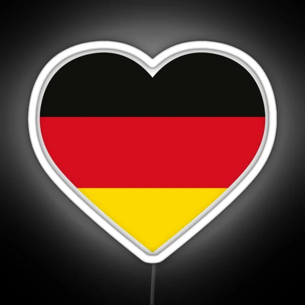 German Heart RGB Neon Sign