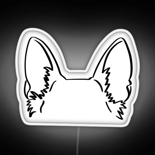 German Shepherd Ears RGB Neon Sign