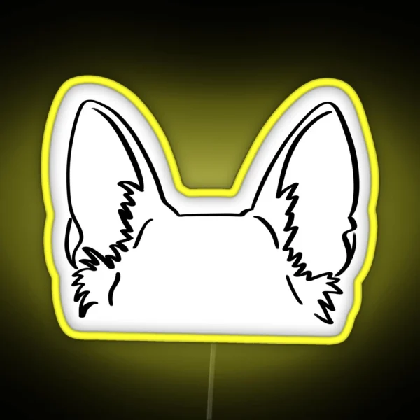 German Shepherd Ears RGB Neon Sign