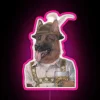 Vibrant RGB neon lighting for true German Shepherd enthusiasts worldwide