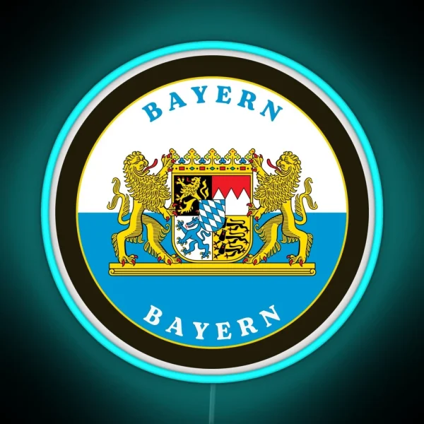 German State Of Bavaria RGB Neon Sign