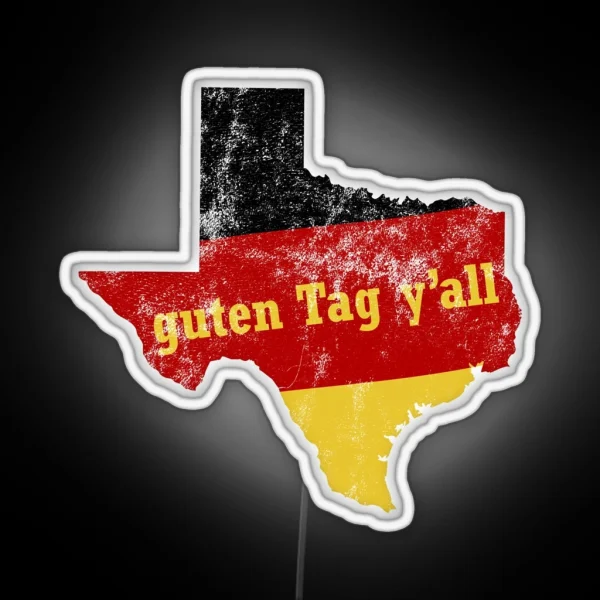 German Texan Led For Funny Bavarian RGB Neon Sign