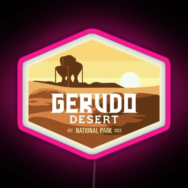 Gerudo Desert National Park RGB Neon Sign