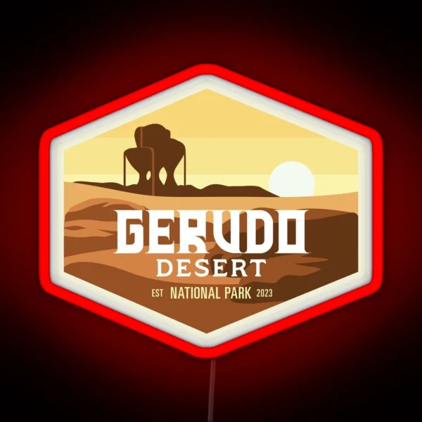 Gerudo Desert National Park RGB Neon Sign