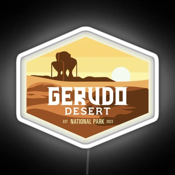 Gerudo Desert National Park RGB Neon Sign