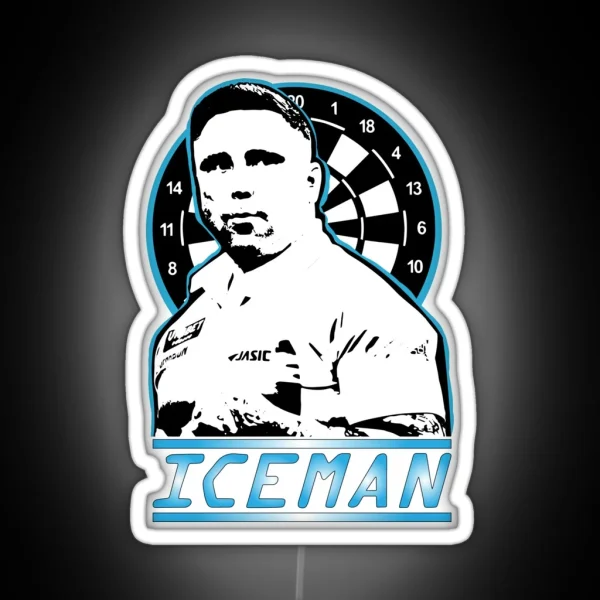 Gerwen Price The Iceman RGB Neon Sign