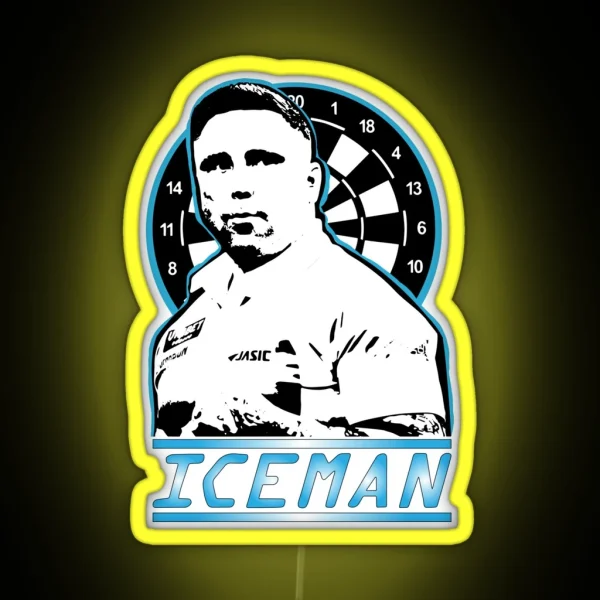 Gerwen Price The Iceman RGB Neon Sign