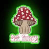 Red Mushroom Neon Sign, Unique Home Decor, Amari Inspired Room Decoration