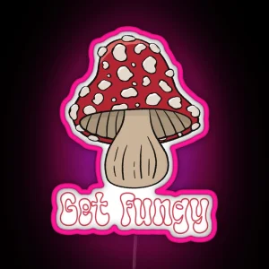 Get Fungy Amanita Muscaria RGB Neon Sign