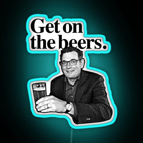 Get On The Beers RGB Neon Sign