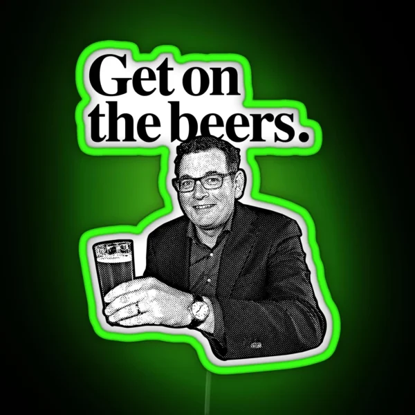 Get On The Beers RGB Neon Sign