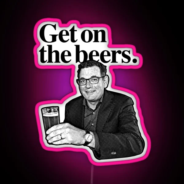 Get On The Beers RGB Neon Sign