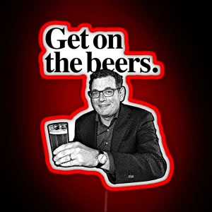 Get On The Beers RGB Neon Sign