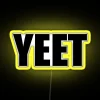 Eye-catching RGB neon signs with customizable YEET themed colorful displays