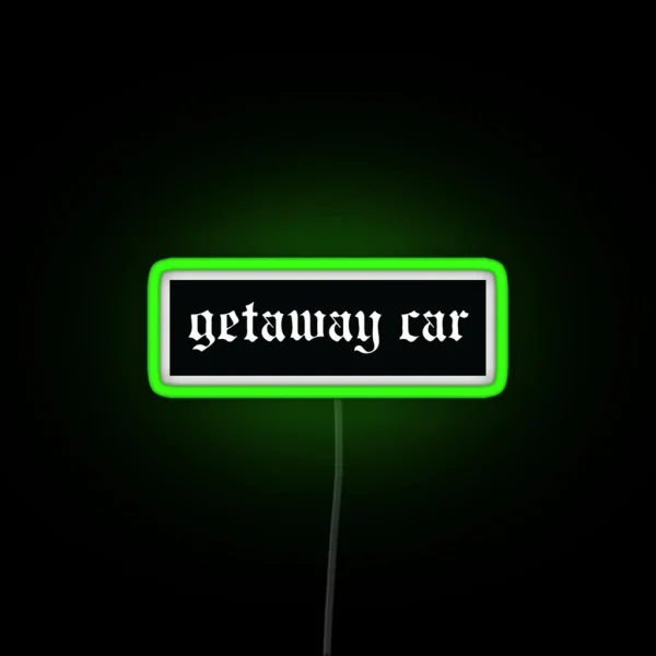 Getaway Car Led RGB Neon Sign