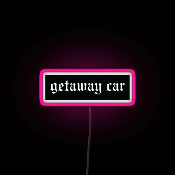 Getaway Car Led RGB Neon Sign