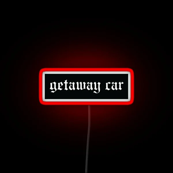 Getaway Car Led RGB Neon Sign