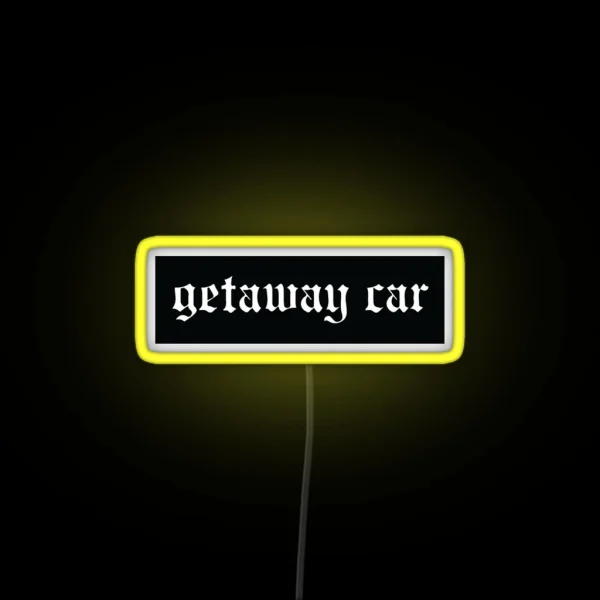 Getaway Car Led RGB Neon Sign