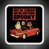 Add a haunting glow to your space with this sign.