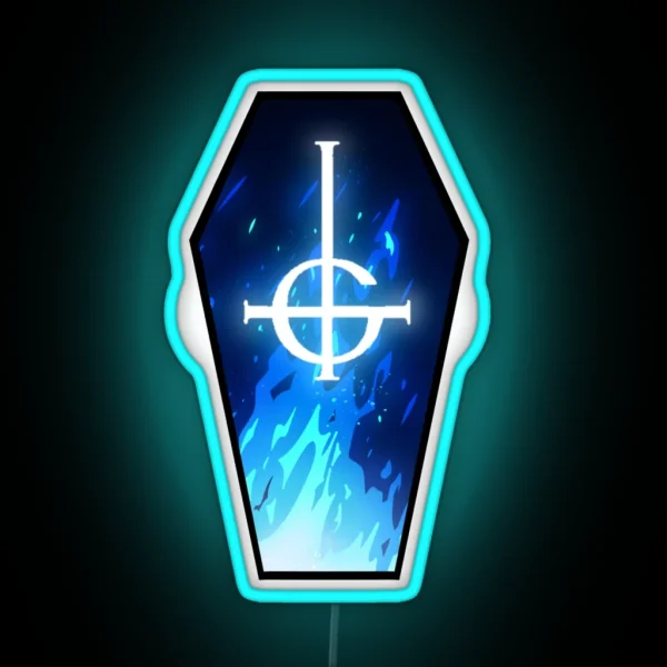 Ghoffin Blue RGB Neon Sign