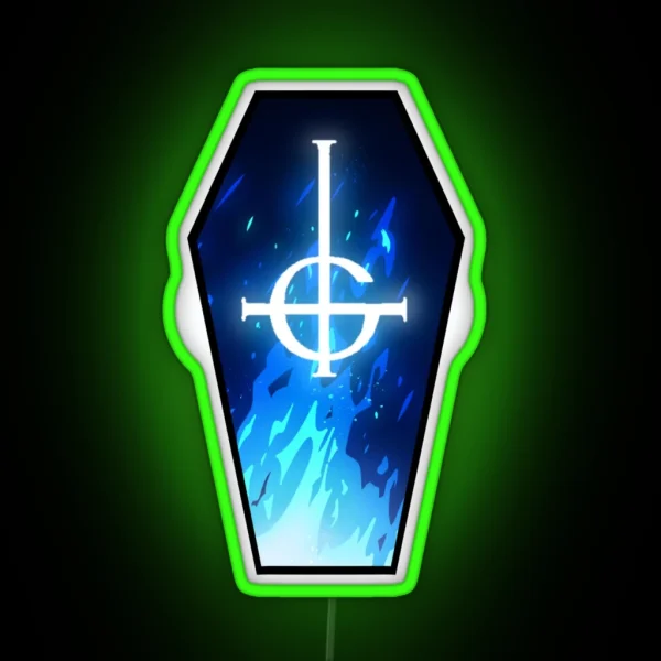Ghoffin Blue RGB Neon Sign