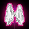 Romantic Ghost Couple Holding Hands Neon RGB Sign Decoration Kit