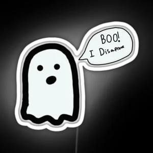 Ghost Disapprove RGB Neon Sign
