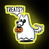 Colorful Customizable Cute Ghost Dog LED Sign for Home Decor