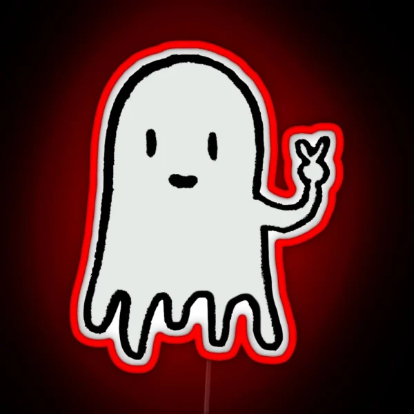 Ghost Halloween RGB Neon Sign