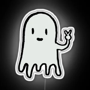 Ghost Halloween RGB Neon Sign