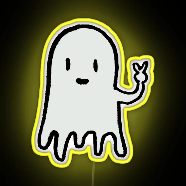 Ghost Halloween RGB Neon Sign