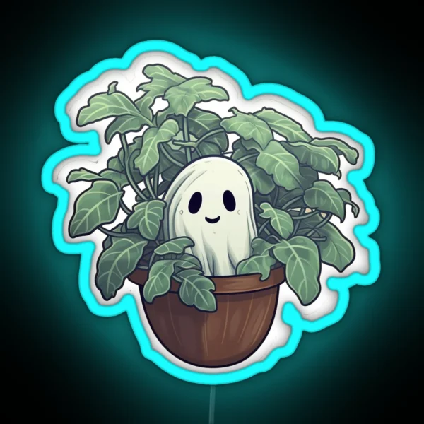 Ghost In A Plant RGB Neon Sign