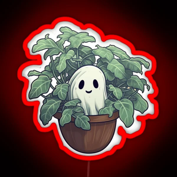 Ghost In A Plant RGB Neon Sign