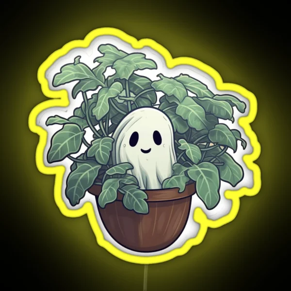 Ghost In A Plant RGB Neon Sign