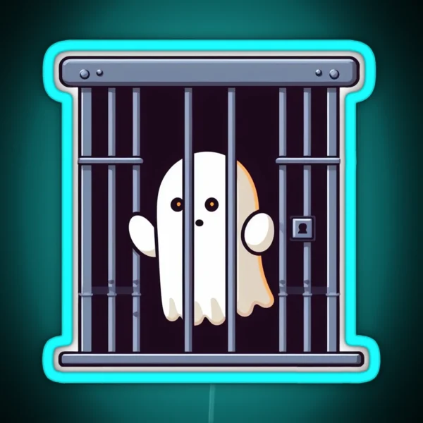 Ghost In Prison RGB Neon Sign