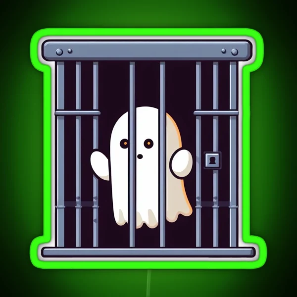 Ghost In Prison RGB Neon Sign