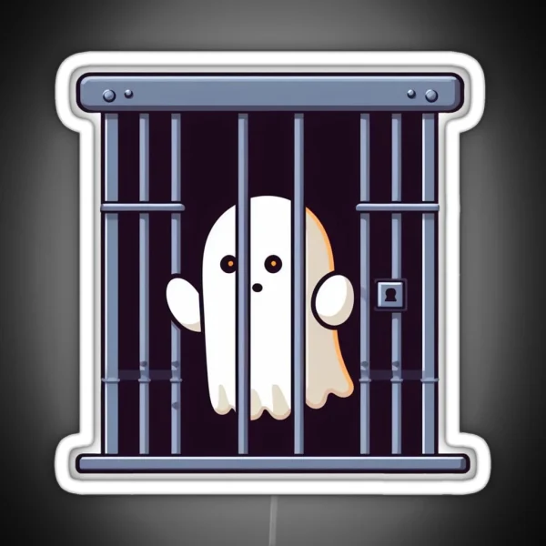 Ghost In Prison RGB Neon Sign