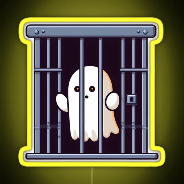 Ghost In Prison RGB Neon Sign
