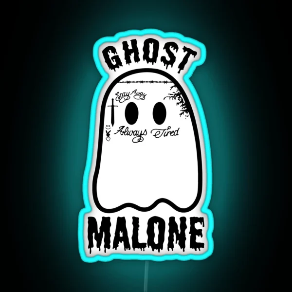 Ghost Malone RGB Neon Sign