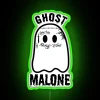 Retro Modern Ghost Malone Neon Sign with Adjustable Color Options