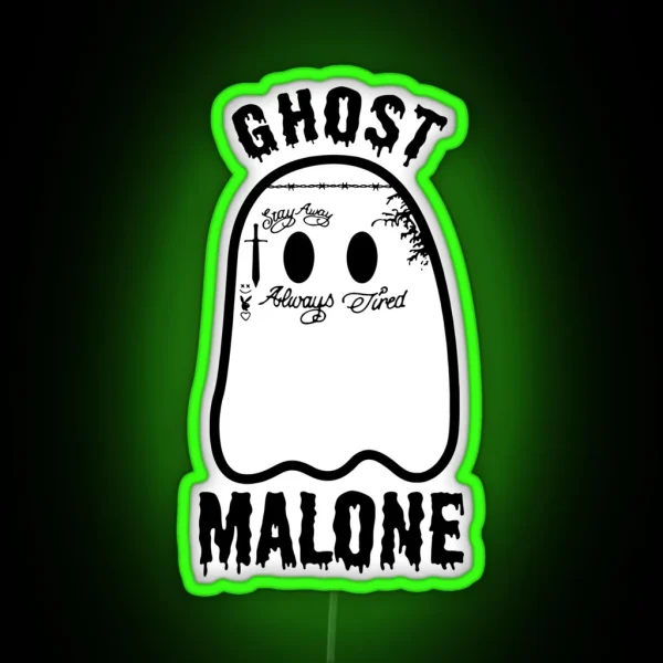 Ghost Malone RGB Neon Sign