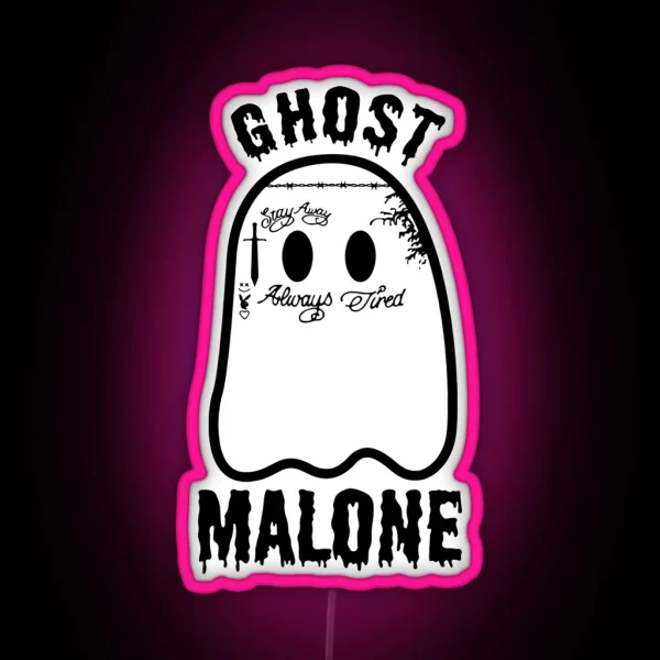 Ghost Malone RGB Neon Sign